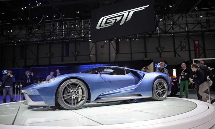 Ford GT
Erst vor wenigen Wochen feierte der neue Ford GT 2015 in Detroit Weltpremiere, nun wird er auch in Genf einer Öffentlichkeit präsentiert.