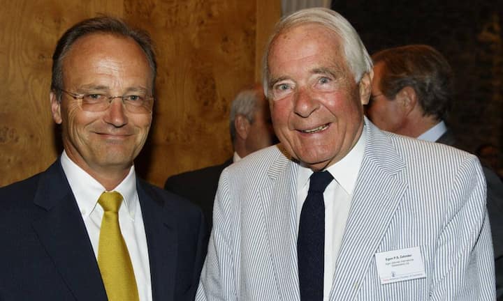 Dr. Markus R. Neuhaus, Verwaltungsrat Präsident Pricewaterhousecoopers und Dr. Egon P.S Zehnder, Egon Zehnder International (v.l.n.r.)