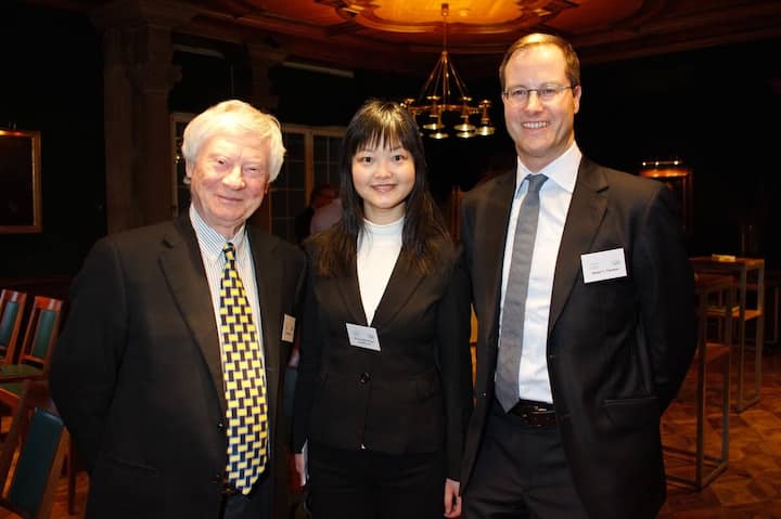 Helmut Reichen, Education Consultant Swiss-Chinese Association; Wei Grueber-Wang, grueber communications; Daniel V. Christen, Swiss-Chinese Chamber of Commerce.