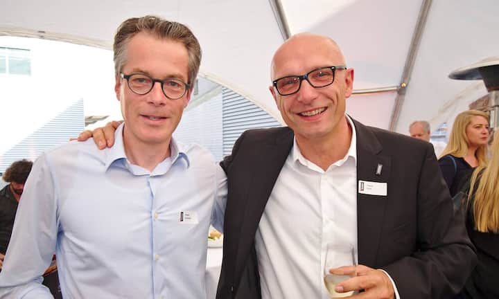 Patrick Schnieper, Inhaber, Schnieper Architekten SIA Kriens;
August Keller, COO Exhibitions, Nüssli (Switzerland) Ltd.
