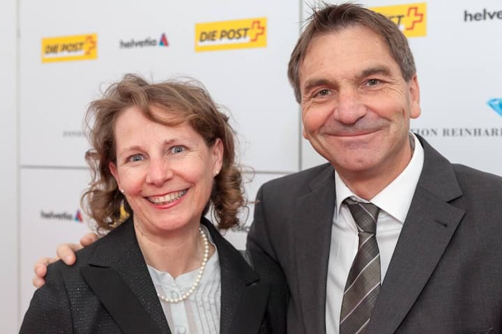 Brigitta Gadient, Rechts- und Organisationsberatung; Martin A. Senn, Kommunikatinoschef Schweizerischer Baumeister-Verband