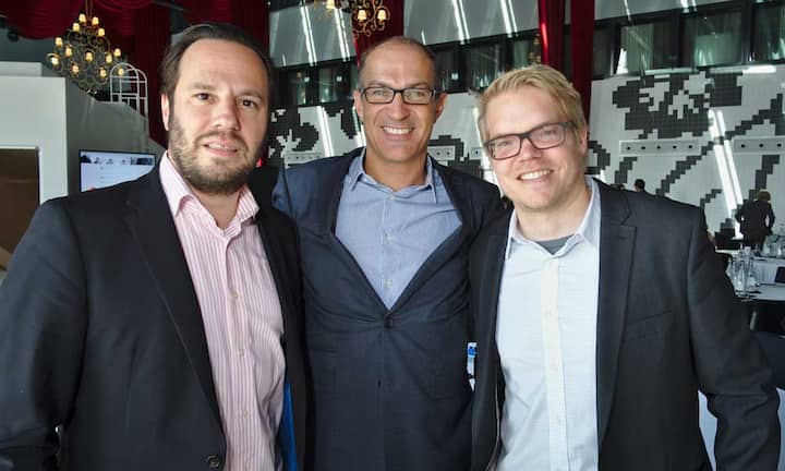 Manuel Nappo, Leiter Center Digital Business, HWZ;
Stefan Regez, Chefredaktor, Schweizer Illustrierte;
Bernhard Brechbühl, Gründer, Storyfilter.com