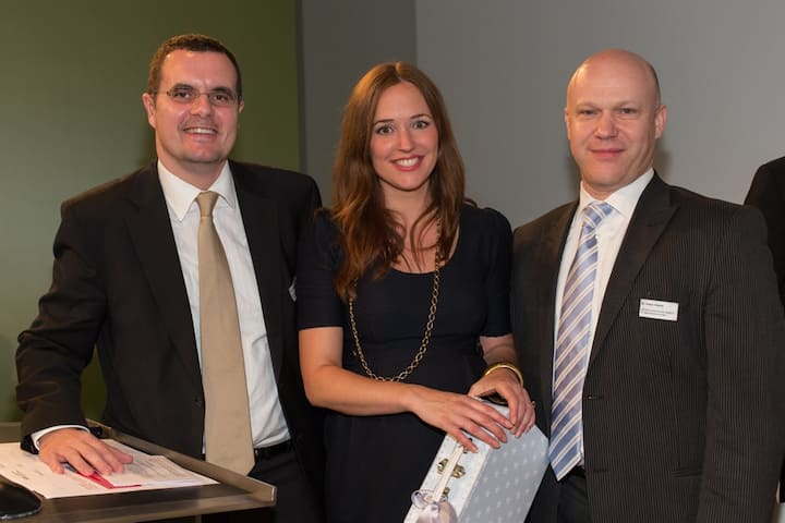 Daniel C. Schmid, SIB; Patrizia Laeri, Moderatorin; Peter Petrin, SIB