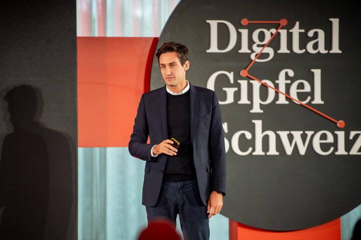 Guillaume Pousaz am Digital Gipfel Schweiz - Bild LInkedin