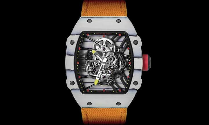 6. Richard Mille RM27 Rafael Nadal
Wer die Uhr besitzen will, die der Tennisstar im Finale der Australian Open gegen Roger Federer trug, muss auf Chrono24 650'000 Franken und mehr ausgeben.