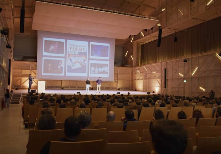 Die neue Aula kostete 50 Millionen Franken.