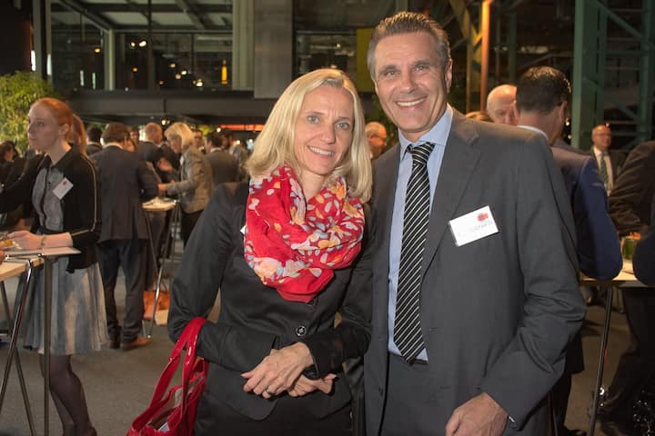 Bettina Fischer, Geschäftsführerin, bf Kommunikation; Nic Alexakis