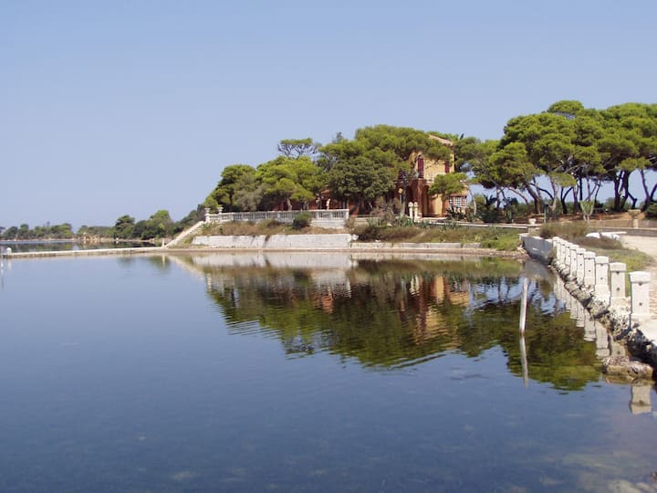 Ist es die renovierungsbedürftige Villa? Oder das seichte Wasser?