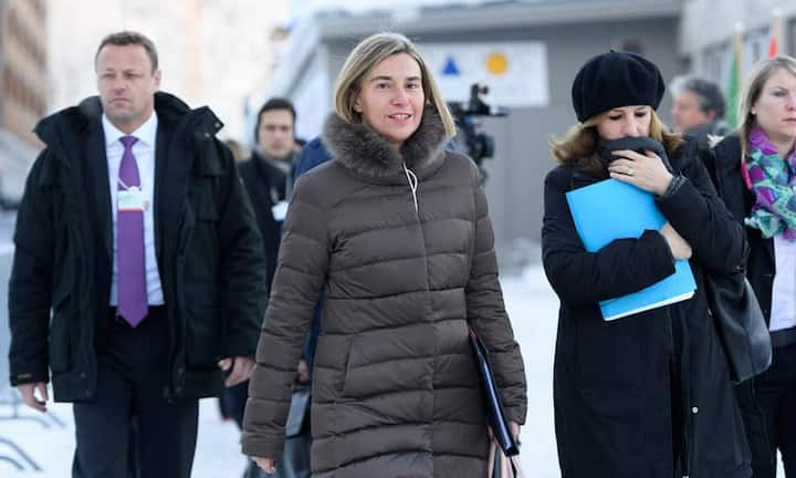 ... die EU-Aussenbeauftragte Federica Mogherini.