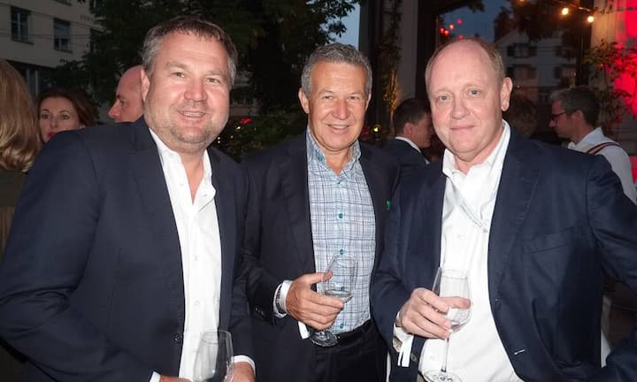 Andreas Messerli, Investor; Bernhard P. Blum, Juwelier, Präsident Zoofäscht Zürich; Hans Syz, Filmproduzent