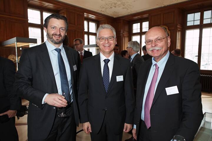 Marco Marchesi, Chairman & CEO, Ispin AG; Riet Cadonau, CEO, KABA Holding AG; Hans-Christian Stecklling, Managing Director, HCS-Consulting