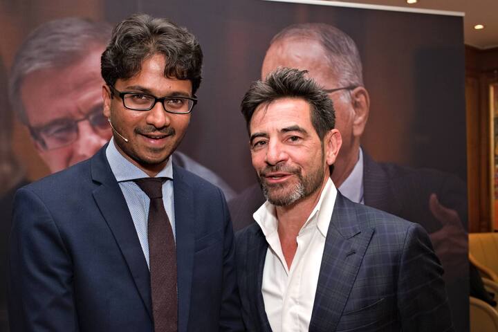 Vijay Kalagara, Founding Partner, Asia Leaders Series;Schoscho Rufener, Member of the Board, MCH