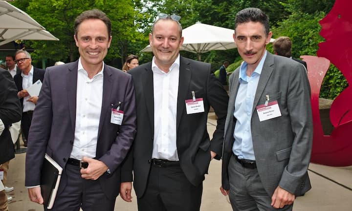 Manfred Strobl, CEO, Mediaschneider;
Daniel Strobel, Leiter Werbemarkt, APG|SGA;
Roland Ehrler, Direktor, SWA