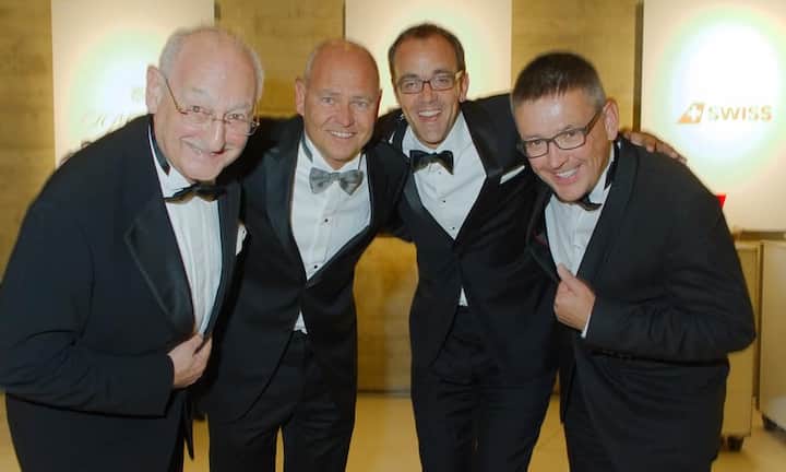 Sponsoren I: Roger-Nicolas Balsiger, H. Moser & Cie.; Morten Hannesbo, AMAG; Markus Binkert, Swiss International Air Lines AG; Hans-Jakob Stahel, Swiss Life AG