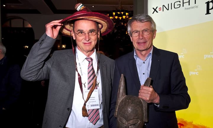 André Born, VR, adesso Schweiz AG;
Walter Steinlin, Präsident, KTI (v.l.n.r.)