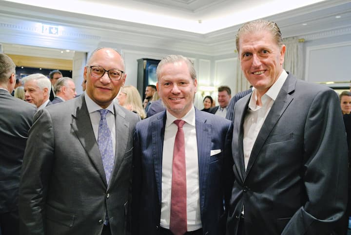 Andreas Berger; Daniel Kessler; Gustav Baldinger.