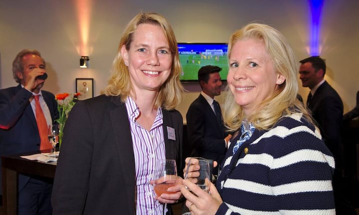 Eva Fiorenzoni, Managing Director, Swedish Chamber of Commerce;
Annika Pfister, Paros Capital AG