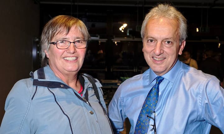 Kathrin Altwegg, Direktorin Center for Space & Habitability, Uni Bern;
Domenico Giardini, ETH-Professor