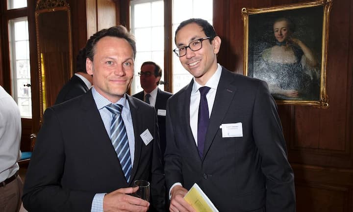 Olaf Weppner, General Manager, AbbVie AG;
André T. Dahinden, General Manager, Amgen Switzerland AG