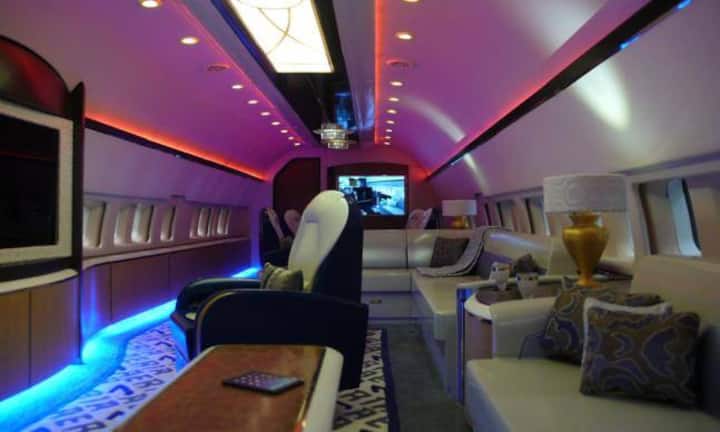 Konzept eines Flugzeug-Innenraums von Aeria.