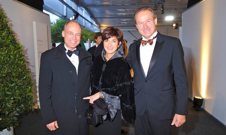 Bertrand Piccard, Co-Founder solarimpulse;
Michèle Piccard;
André Borschberg, Co-Founder solarimpule