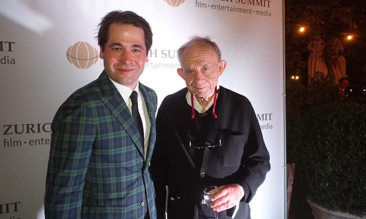 Karl Spoerri, Gastgeber; Frederick Wiseman, einer der berühmtesten Dokumentarfilmer