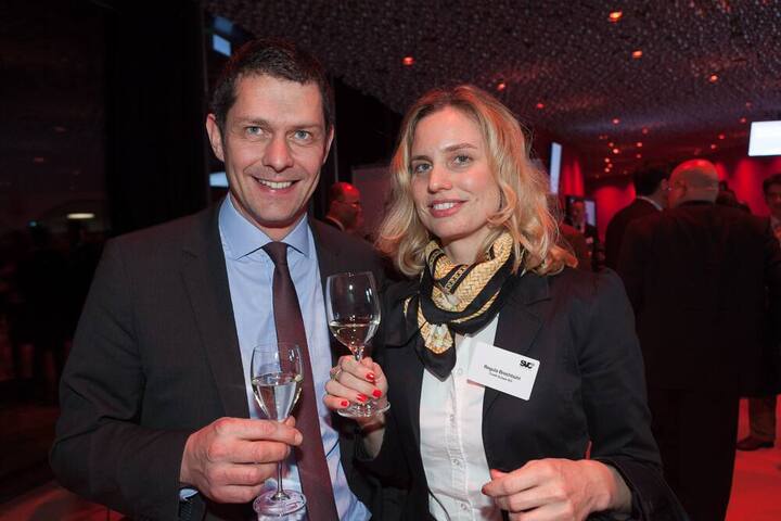 Andreas Schafer, Leiter Firmenkunden Region Bern, Credit Suisse; Regula Brechbühl, Corporate Communications / Publications, Credit Suisse