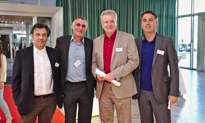 Victor Zahn, zahnzimmermannfankhauser creative projects ag;
Rafael Müller, Werbehaus AG;
Geri Aebi, Wirz Partner Holding AG;
Nicolas Noth, PHD Schweiz AG