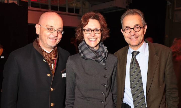 Kuno Hämisegger, Delegierter für Public Affairs, Bankiervereinigung;
Monika Rühl, Direktorin economiesuisse;
Tim Guldimann, alt Botschafter