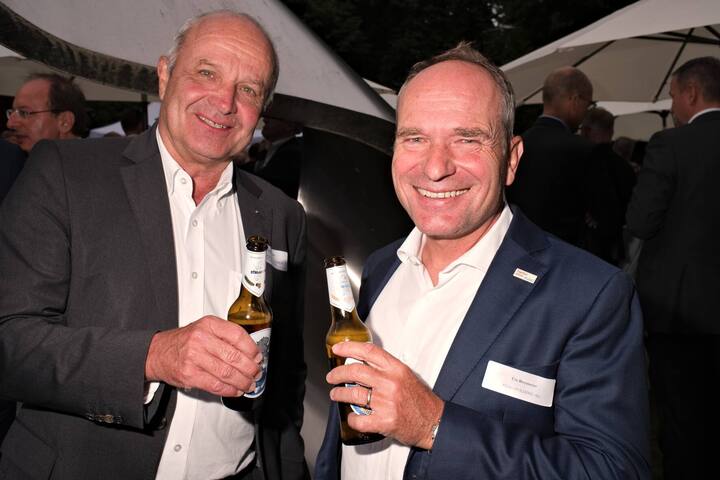 Martin Naville, Swiss American Chamber of Commerce AMCHAM;Urs Breitmeier, RUAG Holding AG