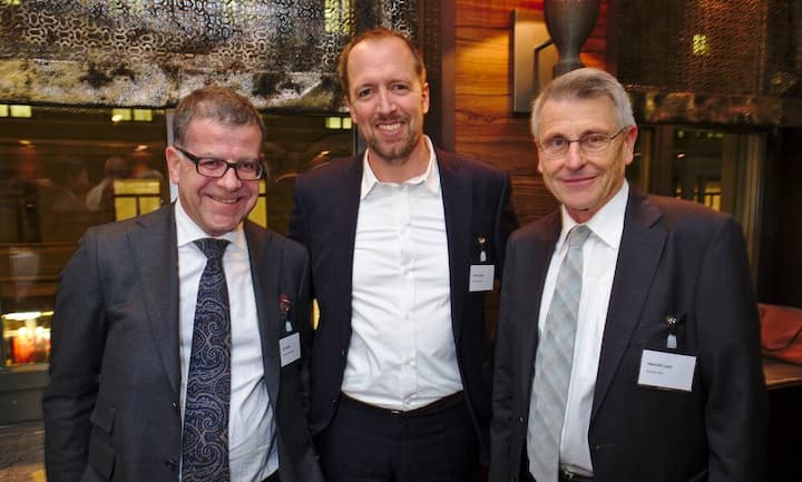 Otto Bitterli, Sanitas Krankenkasse;
Thore Lingel, Wirz Corporate;
Heinrich Lanz, President, Swisscontact