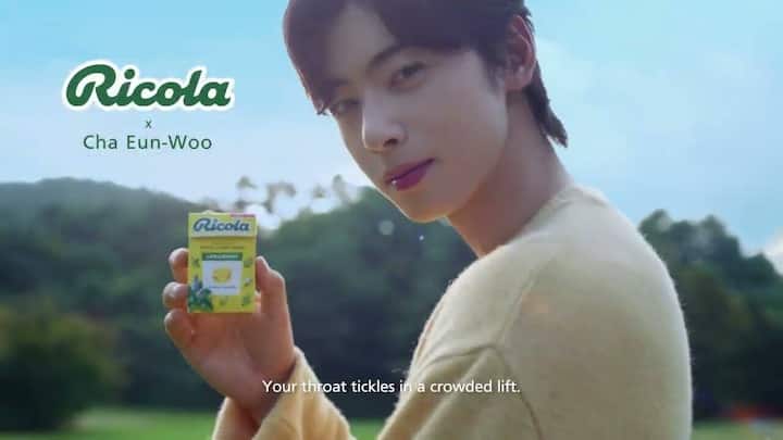 ... K-Pop-Star Cha Eun-woo Gratiswerbung.