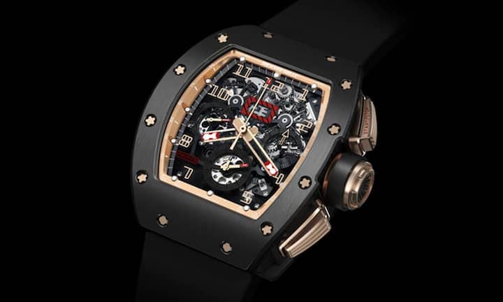 Das Webportal «The Millenary» identifizierte die Uhr als RM 011 Felipe Massa Chronograph «Black Kite». Preis: rund 100'000 Franken.PR