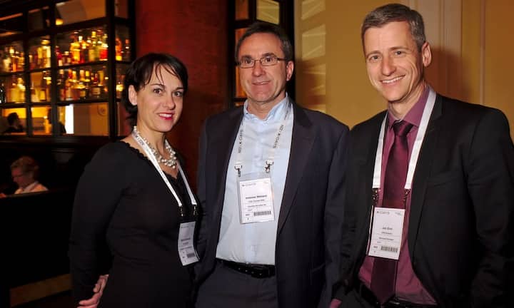 Barla Cahannes, Advokatur- und Notariatsbüro, Olympia 2026;
Andreas Wieland, CEO, Olympia 2026;
Jon Erni, EPG Director, Microsoft Schweiz (v.l.n.r.)