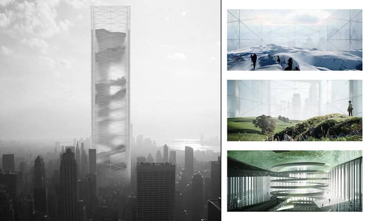 Das amerikanische Architekturmagazin Evolo hat zum zehnten Mal die innovativsten Hochhausprojekte ausgezeichnet. Gewonnen wurde der Wettbewerb von einem polnischen Team mit ihrem Essence Skyscraper. Durch elf unterschiedliche Klimazonen soll das Gebäude eine Oase in der Grossstadt sein.