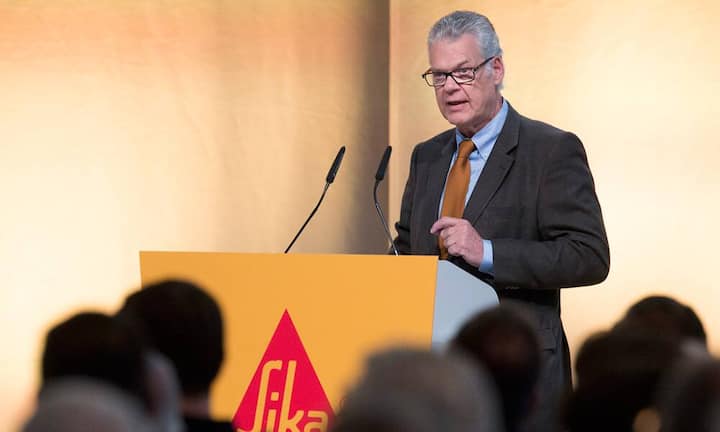 SikaAnteil USA 2017: 50,5 ProzentDifferenz zu 2016: 1,3 ProzentUS-Investments: 9,3 Milliarden Franken