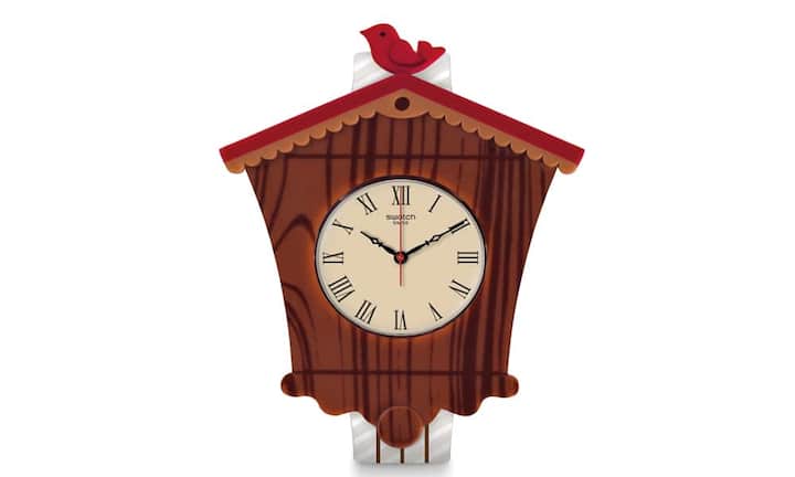 Das sind die neuen Swatch-Uhren: Eine Kuckucksuhr fürs Handgelenk bietet das Modell Uhrly.