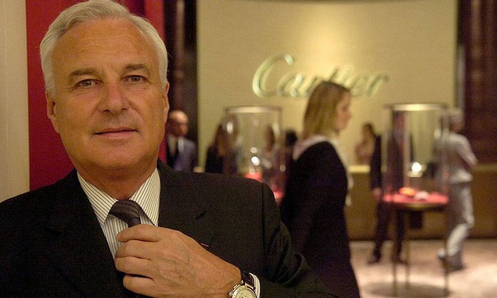 Der Co-CEO von Richemont liegt mit einem Verdienst von 9,84 Millionen Franken auf Platz 8.