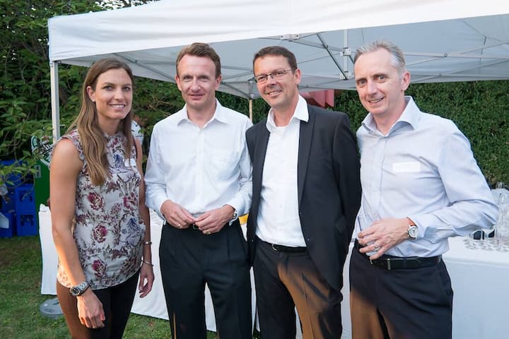 Daniela Spuhler-Hoffmann, Esslinger AG Bauunternehmung; Carsten B. Henkel, Roland Berger Strategy Consultants; Philipp Weckherlin, CE Asset Management AG; Chris M. Bücker, Expert International GmbH