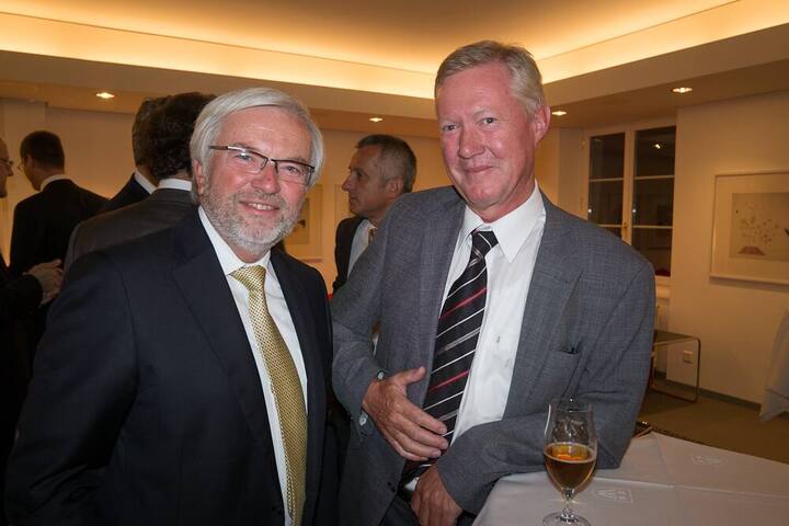 Rainer Thede, Geschäftsführer ERBE Elektromedizin GmbH Tübingen; Christoph Fässler, Metrohm International