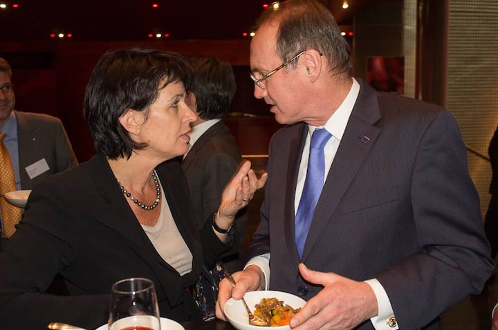Bundesrätin Doris Leuthard; Othmar Karas