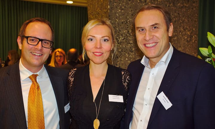 Georg BAk, Scheublein + Bak;
Lucie Bilkova, Designpot Interiors;
Andreas Simek, EFG Bank