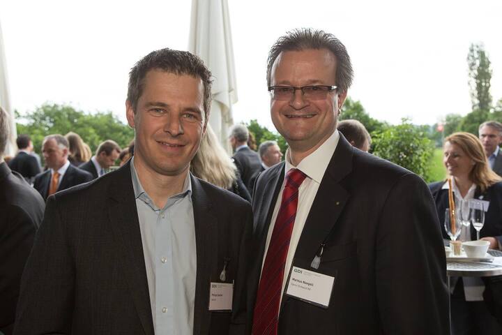 Philiph Sauber, CEO & PArtner, INM AG; Markus Naegeli, CEO, Canon (Schweiz) AG