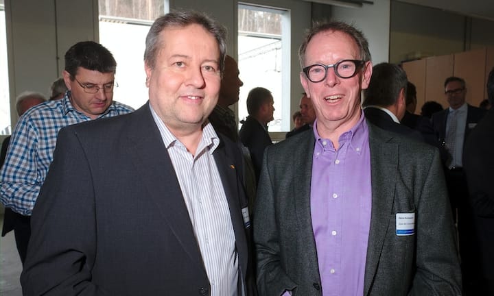 Beat Voigt, Verkaufsberater, GVB Privatversicherungen AG;
Heinz Schweizer, CEO, Gysi AG Chocolatier Suisse