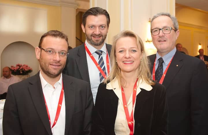 Andy Böckli; Marco Marchesi, President & Chairman, ISPIN AG; Christiane Schneider, Partner, Kuhn & Partner AG; Fritz A. Zanzerl, Kanton Luzern