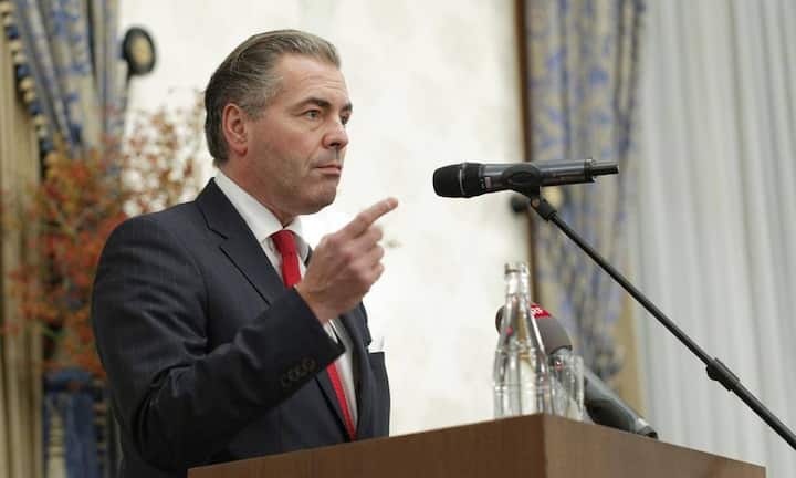 Eric G. Sarasin; stv. CEO Bank J. Safran Sarasin AG - Präsident Handelskammer
Deutschland Schweiz