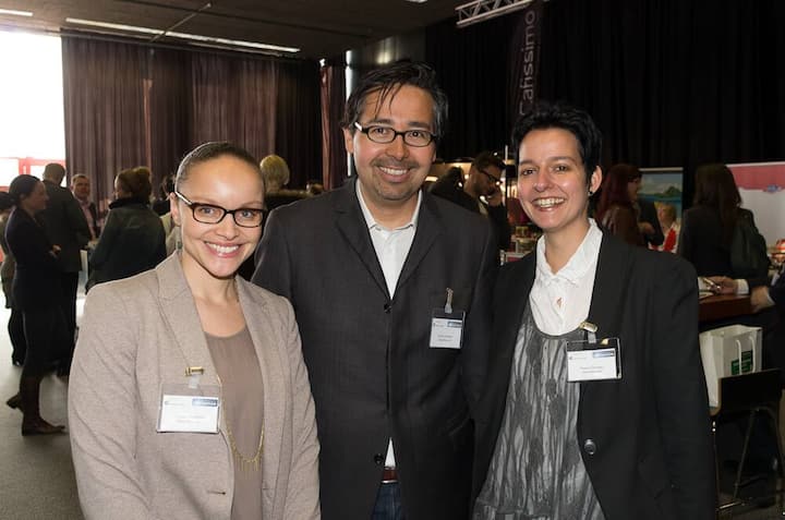 Gianne Holmgren, Möbel Pfister AG; Carlos Friedrich, Möbel Pfister AG; Franca Christen, Möbel Pfister AG