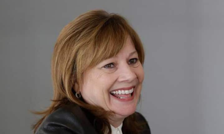 Auf Platz fünf ist Mary Barra klassiert: Die amerikanische Managerin leitet den US-Autobauer GM.