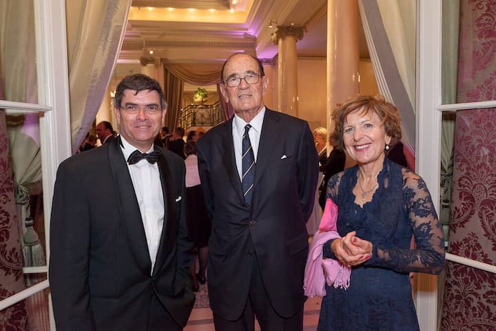 Guido Albisetti, Stiftungsratspräsident Fondation Reinhardt von Graffenried; Charles von Graffenried; Anne-Marie Albisetti