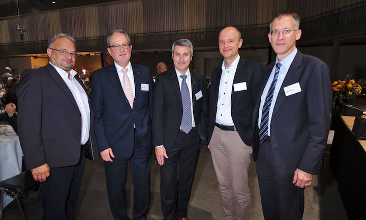 Heini Kalt, CTO, Hotelplan Management AG;
Fritz Zanzerl, Leiter Informatik Aargau;
Marcel Borgo, Managing Director, Hewlett Packard Enterprise;
Pierre-Alain Graf, Inhaber, PAG Consulting GmbH;
Reto Gutmann, CEO Abraxas